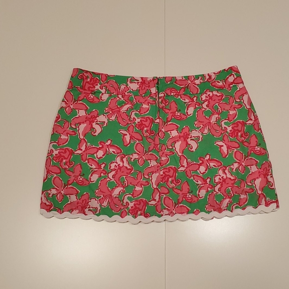 Lilly Pulitzer Pink Butterfly Skort Size 4 - Picture 3 of 6